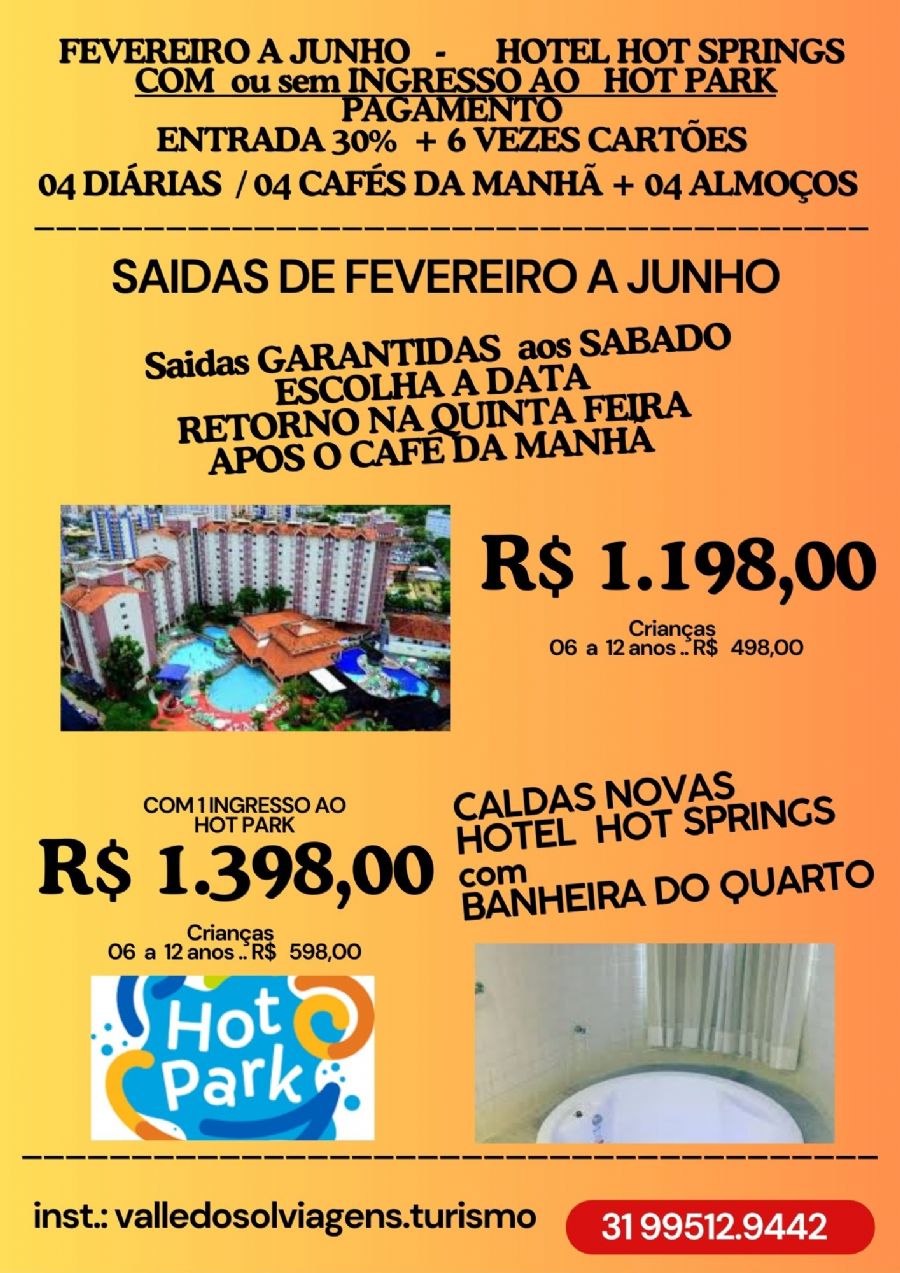 CALDAS NOVAS - HOTEL HOT SPRINGS 