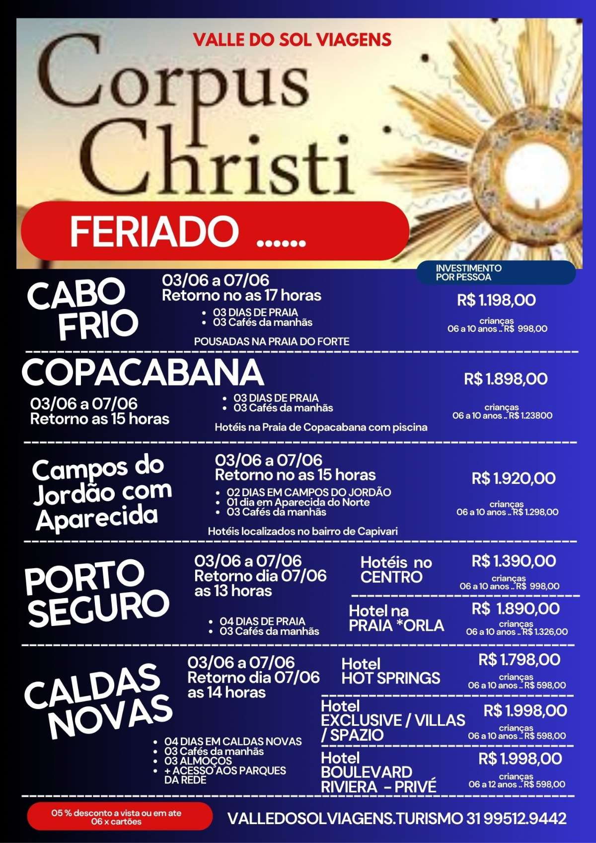 feriado DE CORPUS CHRISTI - JUNHO