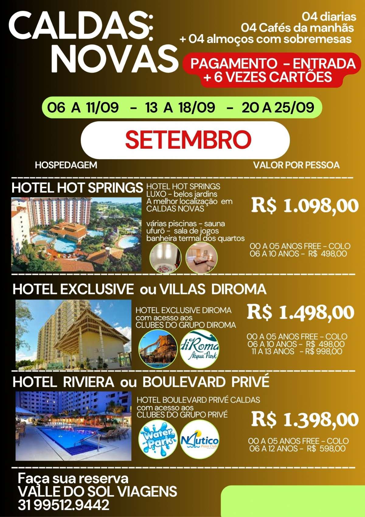CALDAS NOVAS - SETEMBRO